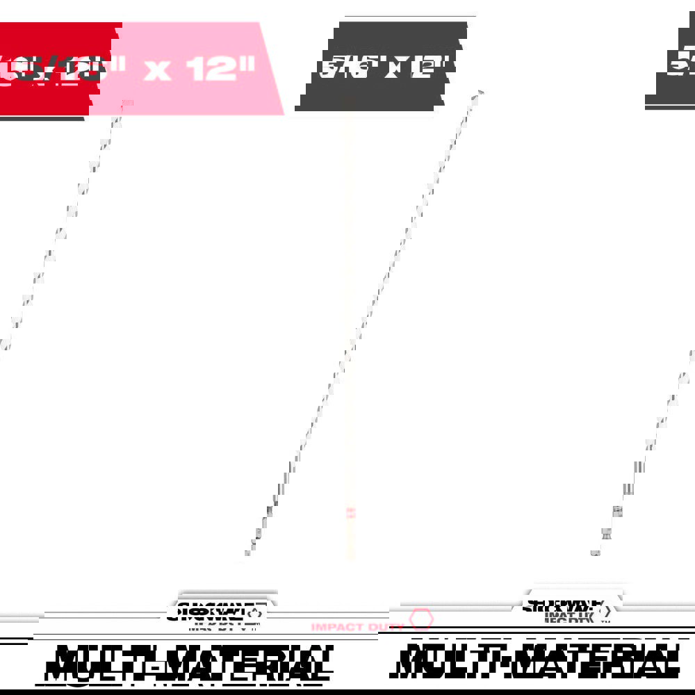 Rotary Drill/Hammer Drill Bits; Drill Bit Size (Inch): 5/16 ; Drill Bit Size (Decimal Inch): 0.3125 ; Shank Type: Hex ; Drill Bit Material: Carbide ; Shank Diameter (Inch): 1/4 ; Flute Length (Inch): 10